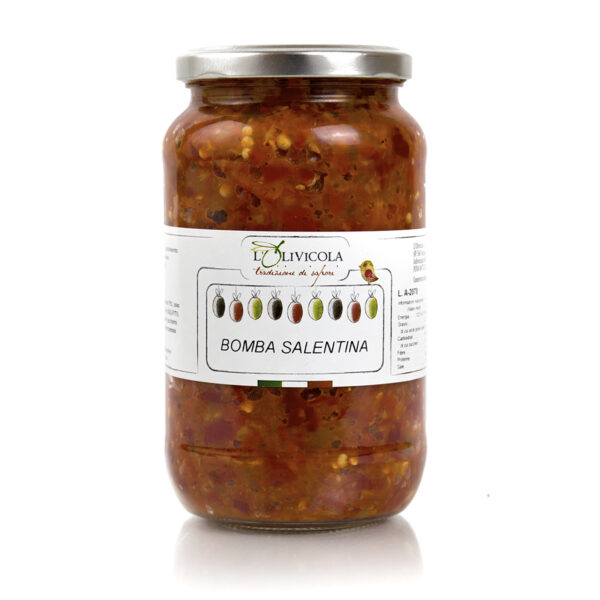CR-023-bomba-salentina-pesto-battuto-vaso-vetro-560-gr-retail-l-olivicola CR-023-bomba-salentina-pesto-battuto-vaso-vetro-560-gr-retail-l-olivicola
