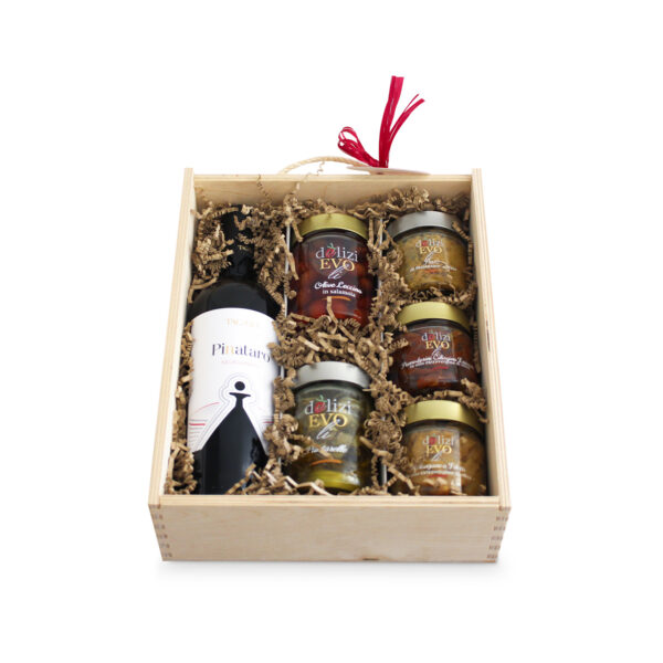 REG-002-gift-box-libeccio-olives-wine-jars-delicious-olivicola REG-002-gift-box-libeccio-olives-wine-jars-delicious-olivicola