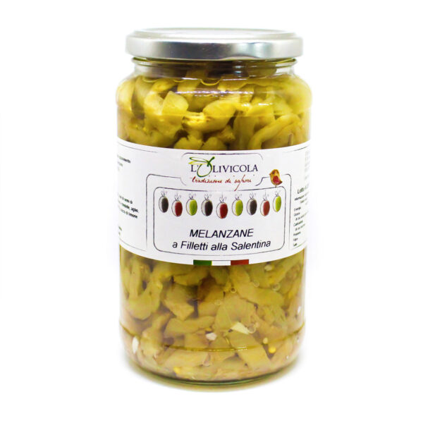 ST-008-eggplant-fillets-Salento-in oil-glass-jar-550-gr-horeca-l-olivicola ST-008-eggplant-fillets-Salento-in oil-glass-jar-550-gr-horeca-l-olivicola